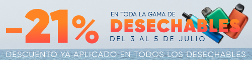 Descuento pods desechables