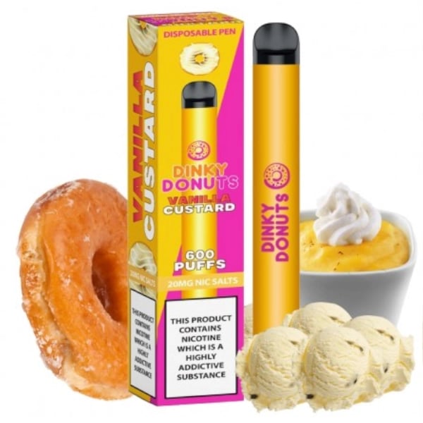 Vanilla Custard Dinky Donuts - Pod desechable