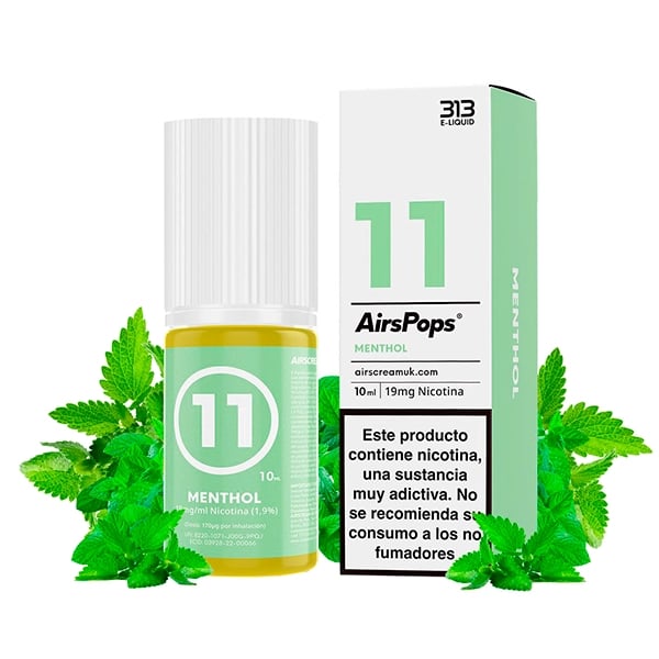 313 Nic Salts - No.11 Menthol 10ml (by Airscream)