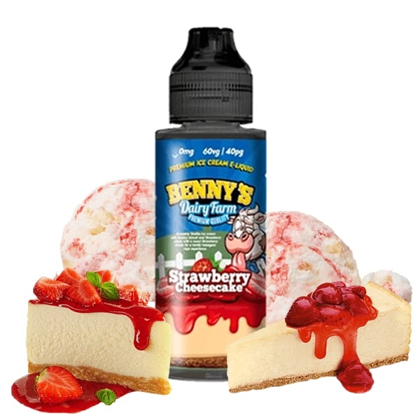 Strawberry Cheesecake - Bennys Dairy Farm 100ml