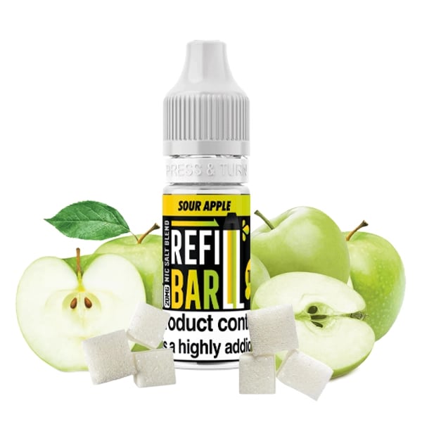 Bar Salts Refill - Sour Apple 10ml