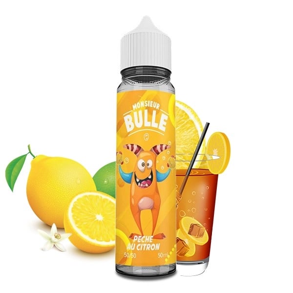 Monsieur Bulle - Peche au Citron 50ml