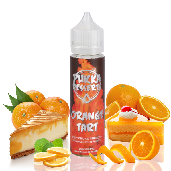 Pukka Juice Desserts Orange Tart