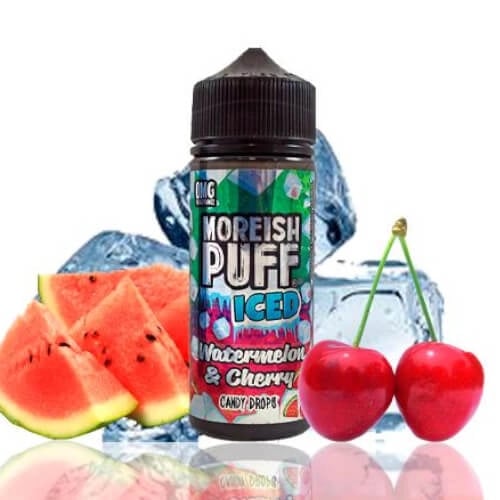Ice Watermelon Cherry - Moreish Puff 100ml (Outlet)