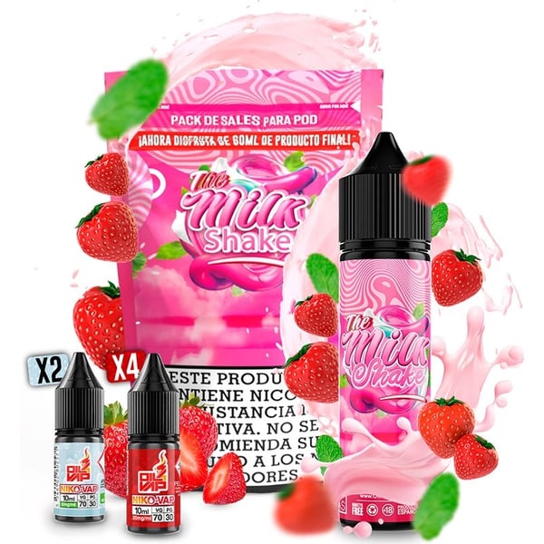 Pack The Milk Shake + NikoVaps - Oil4Vap Sales - 60ml