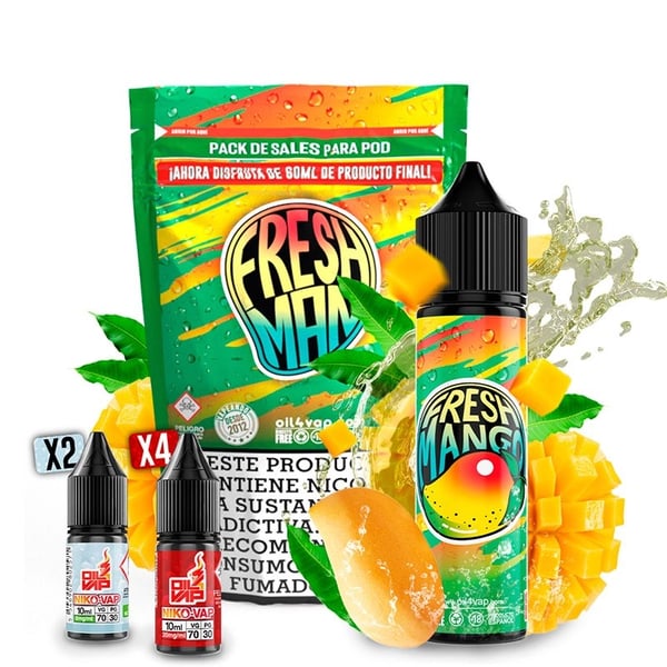 Pack Fresh Mango + NikoVaps - Oil4Vap Sales - 60ml