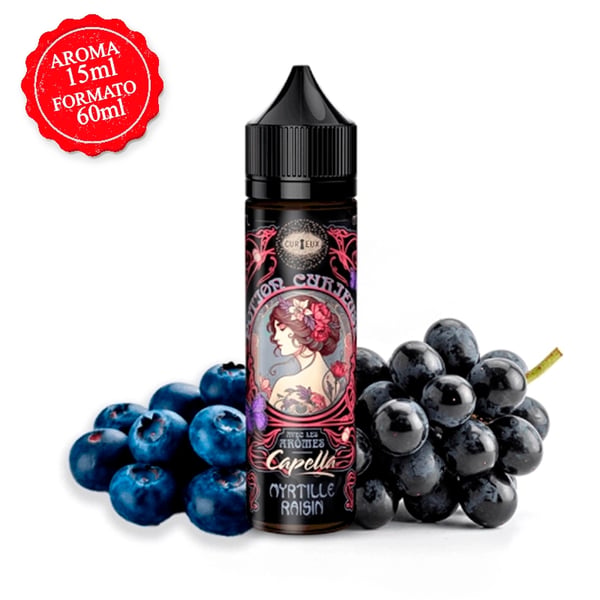 Aroma Myrtille Raisin - Capella 15ml (Longfill)