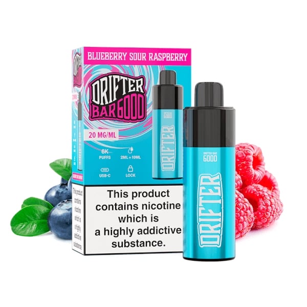 Vaper desechable Blueberry Sour Raspeberry - Drifter Bar 6000