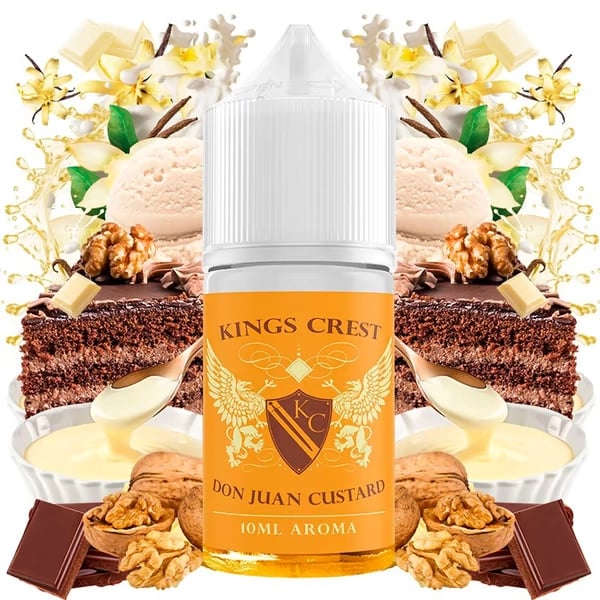 Aroma Don Juan Custard - Kings Crest (Longfill para Sales)