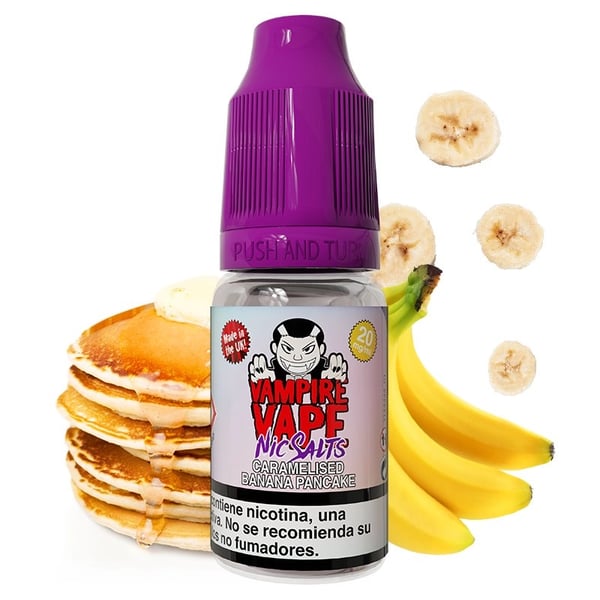 Caramelised Banana Pancake - Vampire Vape Nic Salts 10ml