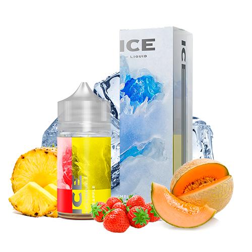 Ice E-liquid Melon & Pineapple & Strawberry