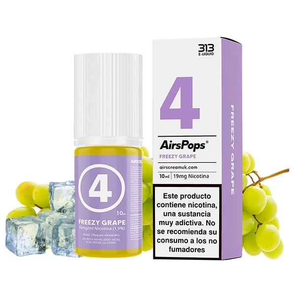 313 Nic Salts - No.4 Freezy Grape10ml (by Airscream)