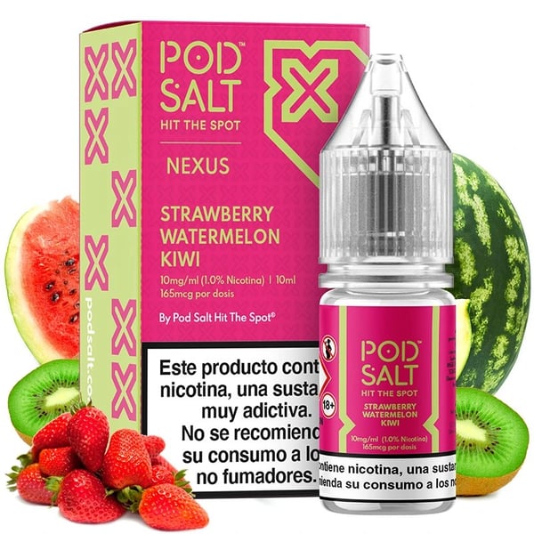 Strawberry Watermelon Kiwi-Nexus Nic Salt-10ml