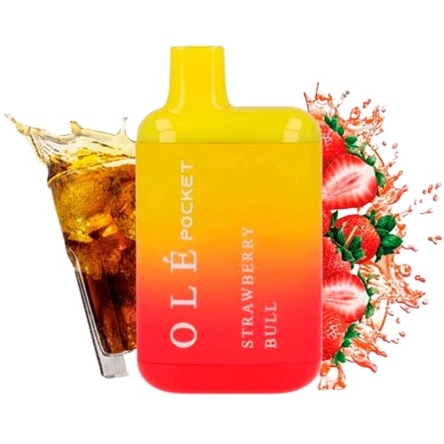 Bud Vape Olé Pocket Strawberry Bull - Pod Desechable