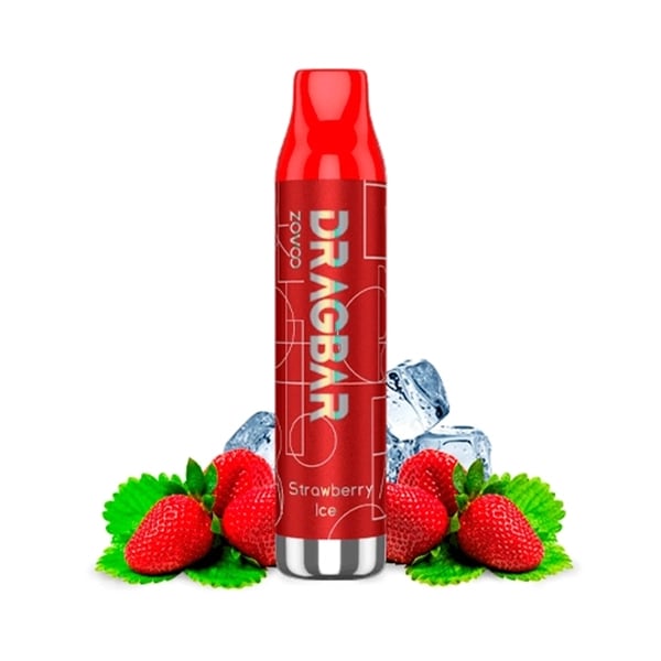 Voopoo Zovoo Dragbar 5000 C Strawberry Ice - Pod desechable