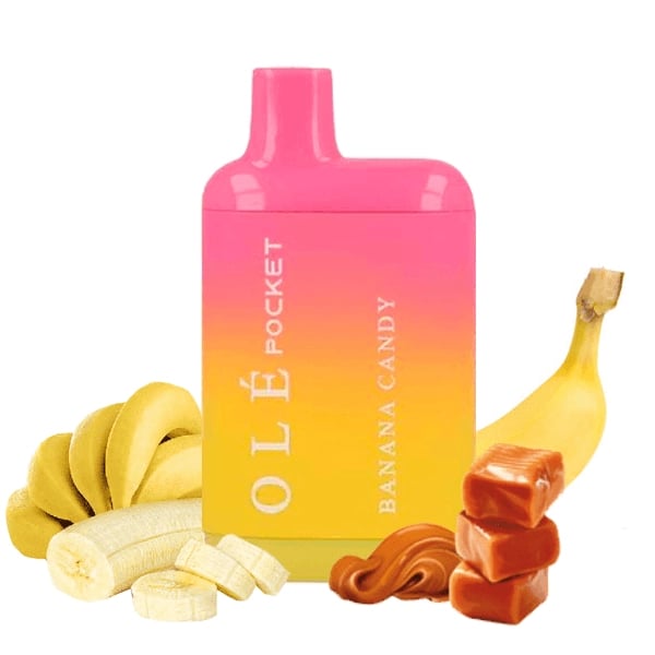 Bud Vape Olé Pocket Banana Candy - Pod Desechable (Outlet)