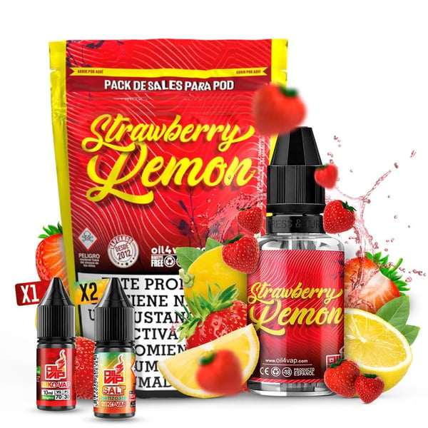 Pack Strawberry Lemon + NicoVaps - Oil4Vap Sales