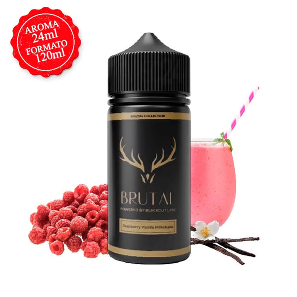Aroma Raspberry Vanilla Milkshake - Blackout Brutal 24ml (Longfill)