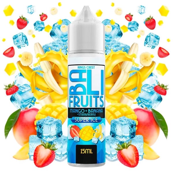 Aroma Mango Banana Strawberry Super Ice - Bali Fruits by Kings Crest (Longfill)