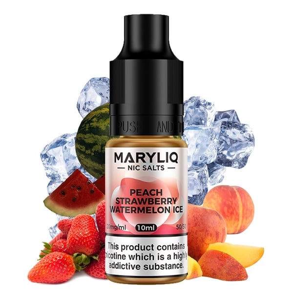 Sales Peach Strawberry Watermelon - Maryliq Nic Salts by Lost Mary - 10ml