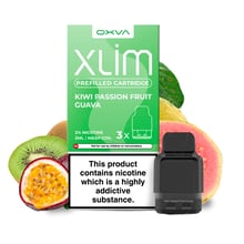 Kiwi Passion Fruit Guava Prefilled Cartridge Xlim - Oxva - Pack de 3