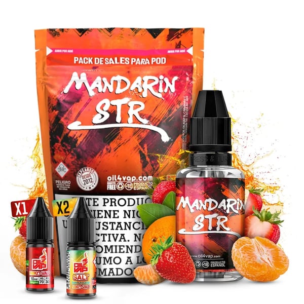 Pack Mandarin STR + NicoVaps - Oil4Vap Sales