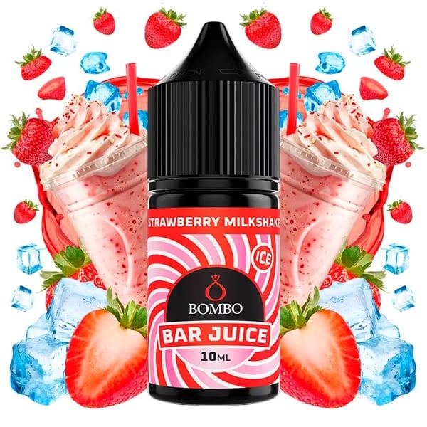Aroma Strawberry Milkshake Ice - Bar Juice by Bombo (Longfill para Sales)