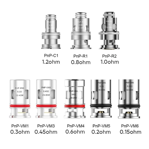 Resistencias Voopoo PnP Coils
