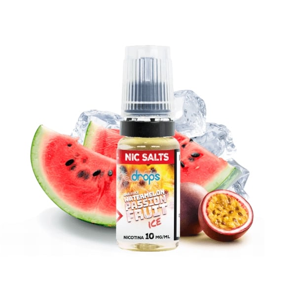 Sales Watermelon Passion Fruit Ice - Drops Bar Juice Salts 10ml