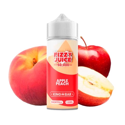 King Bar Apple Peach-Fizzy Juice-100ml