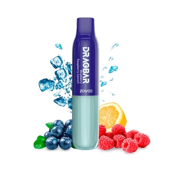 Voopoo Zovoo Dragbar 600 S Blueberry Raspberry Lemon - Pod desechable