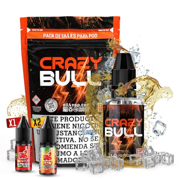 Pack Crazy Bull + NicoVaps - Oil4Vap Sales