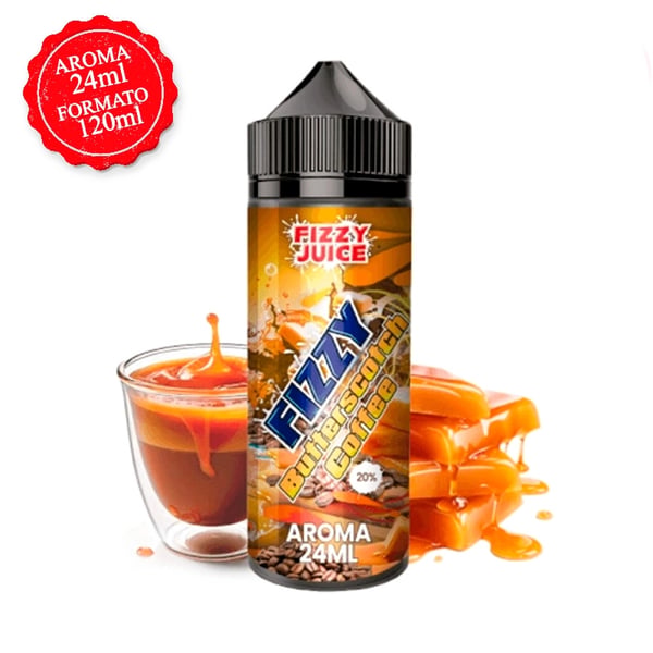 Aroma Butterscotch Coffee - Fizzy Juice 24ml (Longfill)