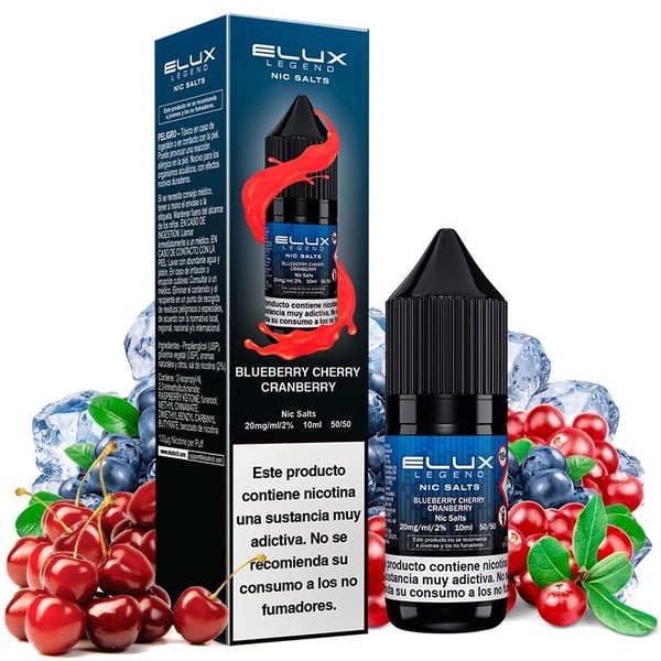 Sales Blueberry Cherry Cranberry - Elux Nic Salts 10ml