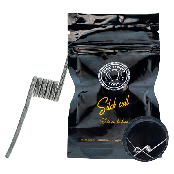 Bacterio Coils - Silk Coil MTL Ka1/Ni80 (Resistencias Artesanales)