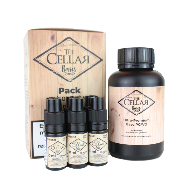 The Cellar Pack Base + Nicokits (200ml)