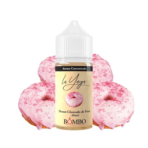 Aroma La Yaya Donut Glaseado de Fresa 30ml - Bombo
