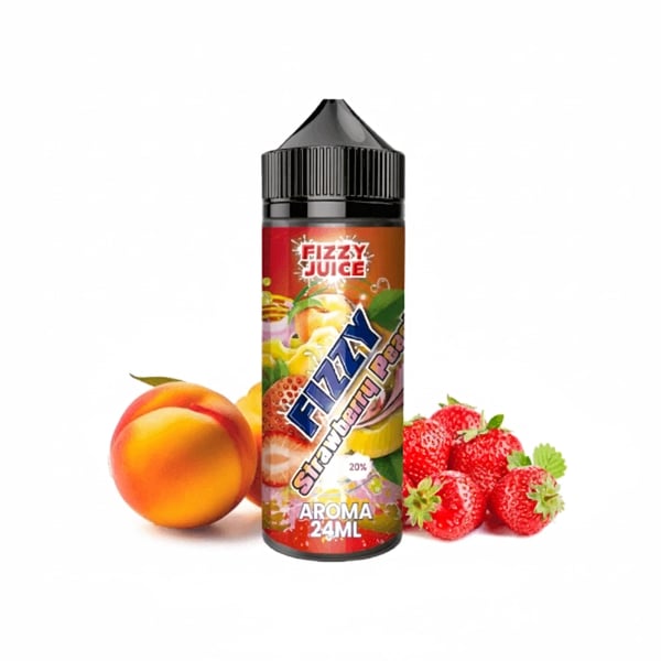 Aroma Strawberry Peach - Fizzy Juice 24ml (Longfill)