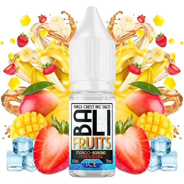 Sales Mango Banana Strawberry Ice - Bali Fruits Salts by Kings Crest 10ml