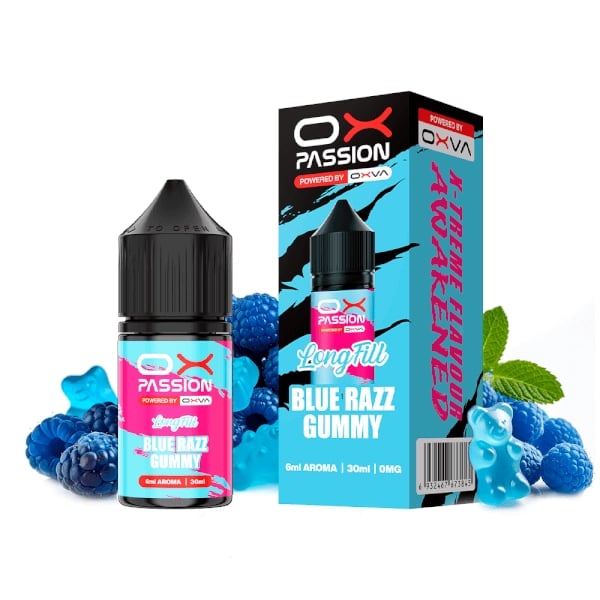 Aroma Blue Razz Gummy - Oxva Ox Passion 6ml (Longfill) 