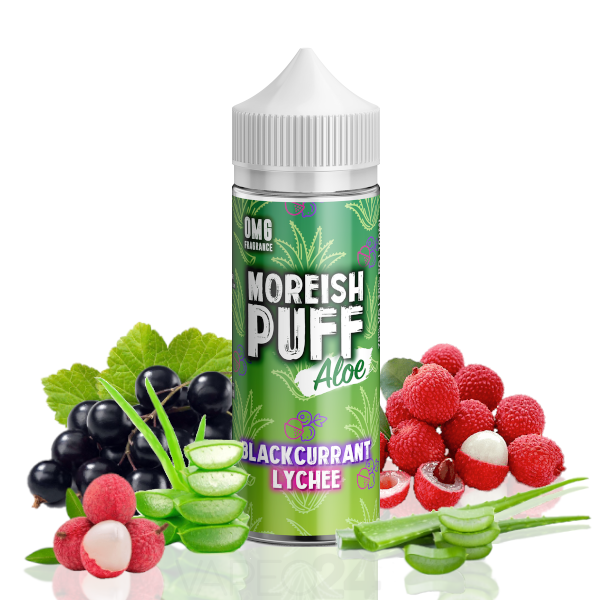 Moreish Puff Blackcurrant Lychee Aloe