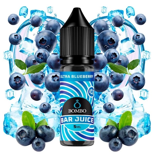 Aroma Ultra Blueberry Ice - Bar Juice by Bombo (Longfill para Sales)