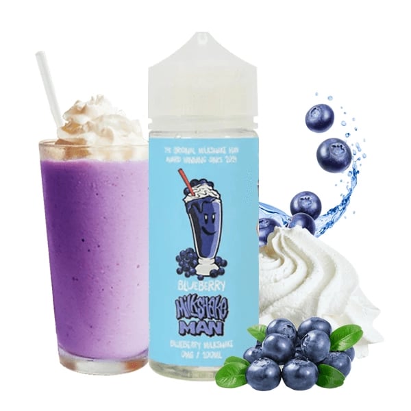 Milkshake Man Blueberry 100ml (Outlet)