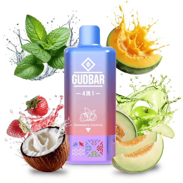 Gudbar 4 in 1 - Coconut, Mint, Apple, Triple Melon