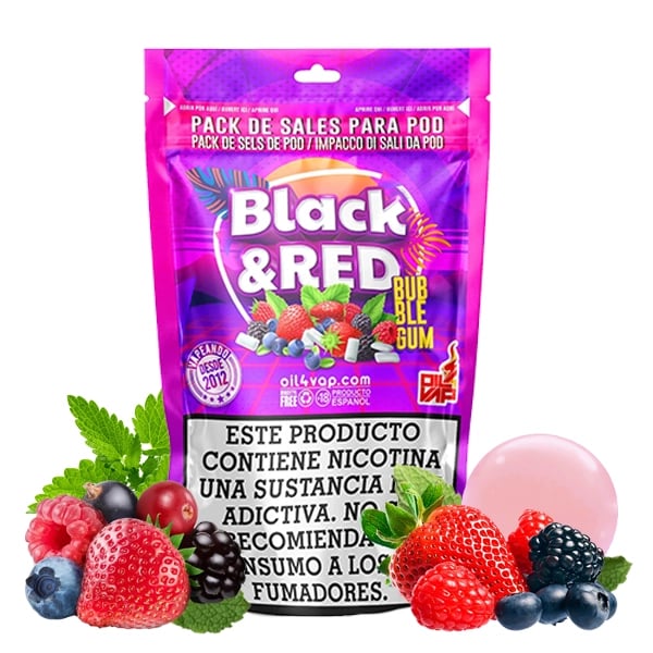 Pack Black and Red Bubble + NikoVaps - Oil4Vap Sales