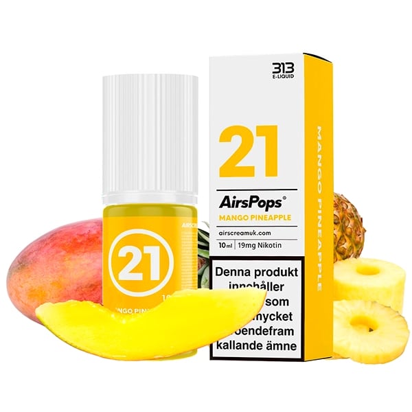 313 Nic Salts - No.21 Mango Pineapple 10ml (by Airscream)