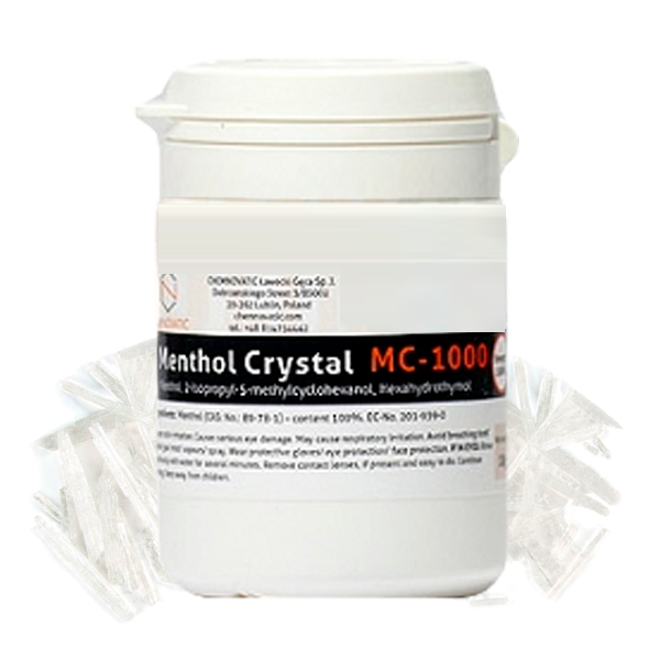 Molécula Menthol Crystal - Chemnovatic