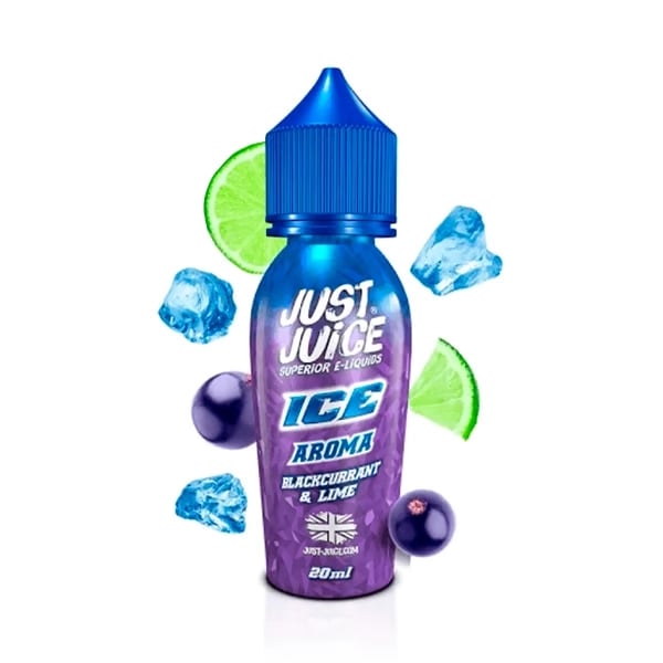 Aroma Blackcurrant and Lime - Just Juice Ice (Longfill)