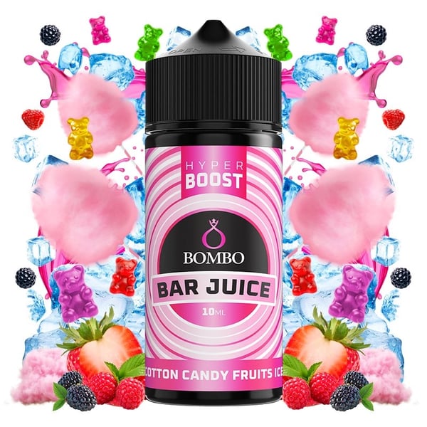 Aroma Cotton Candy Fruits Ice - Bar Juice Hyper Boost by Bombo 10ml/120 (Longfill)