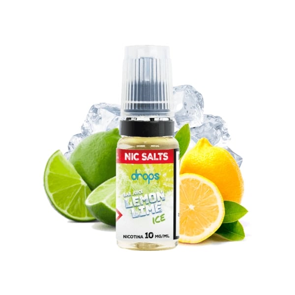 Sales Lemon Lime Ice - Drops Bar Juice Salts 10ml